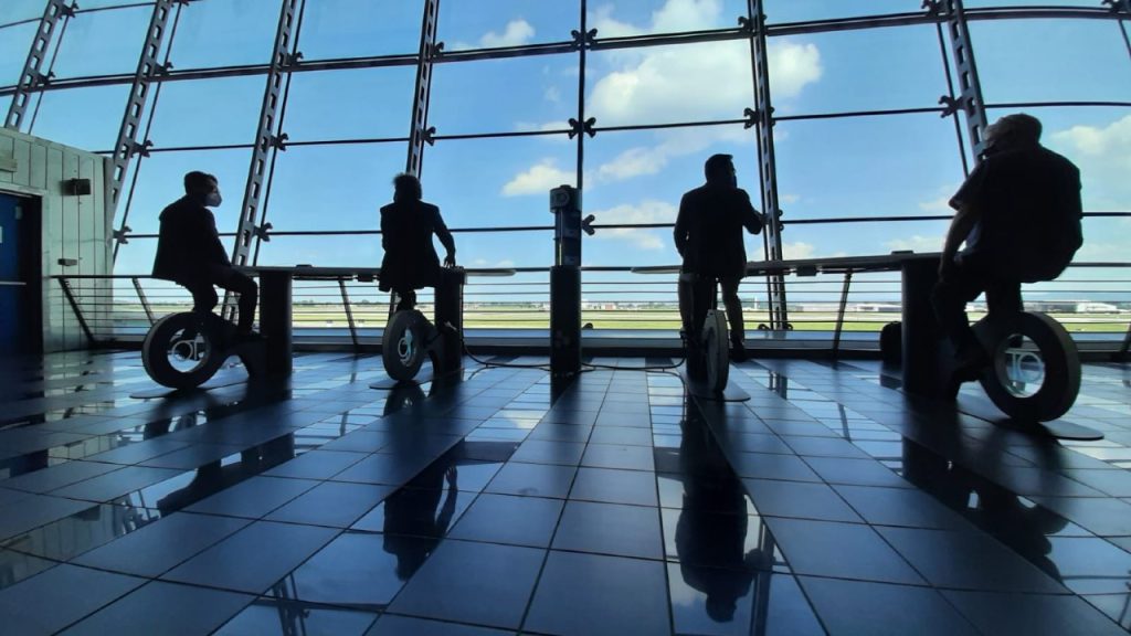 A Torino Airport il cellulare si ricarica pedalando con Pila Bike