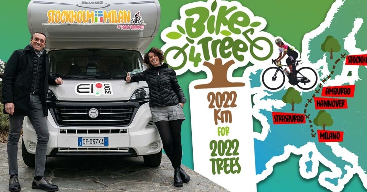 Bike 4 Tree, Paola Gianotti in bici per il pianeta dalla Svezia a Milano