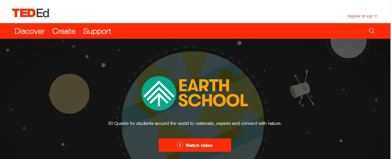 A scuola di ambiente con Earth School, l’avventura didattica online nella natura.