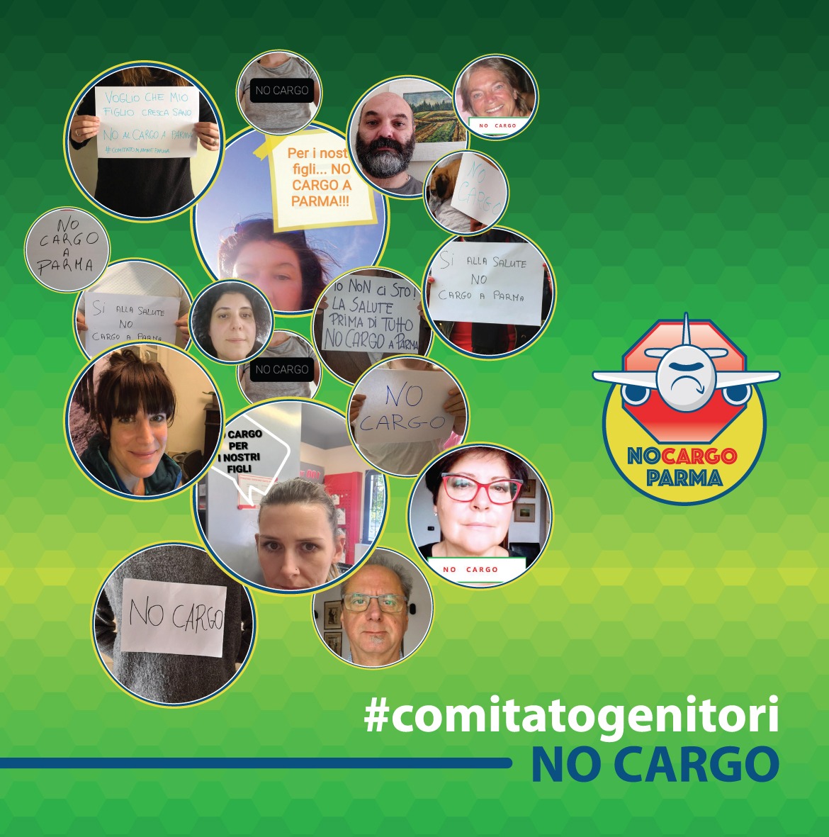 No Cargo, le famiglie che dicono NO all'aeroporto di Parma