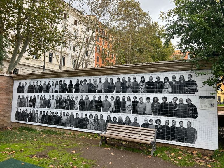 Arriva a Roma il Muro dei 100, cento volti per un futuro sostenibile della città