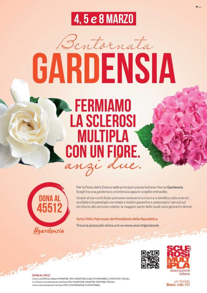 Bentornata Gardensia, ortensie e gardenie per fermare la sclerosi multipla