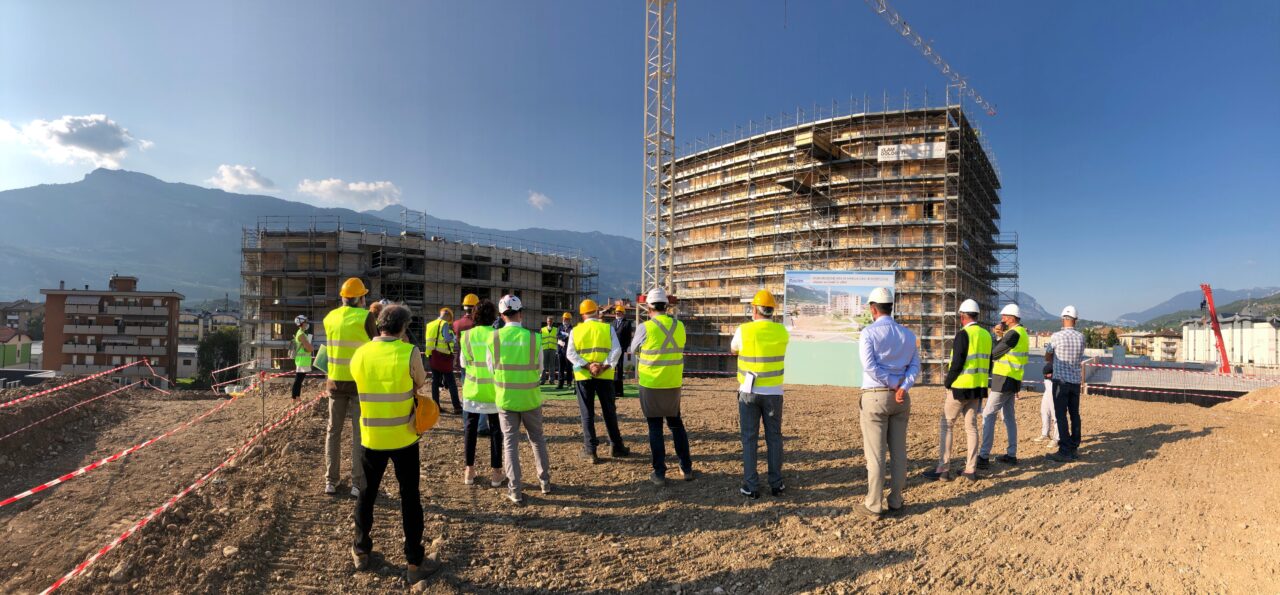 Vaia, gli alberi distrutti diventano l'edificio in legno più alto d'Italia