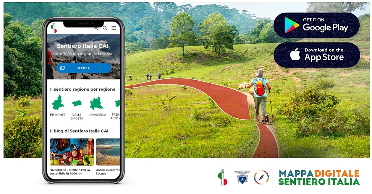 Sentiero Italia CAI, disponibile l’App con le nuove mappe digitali
