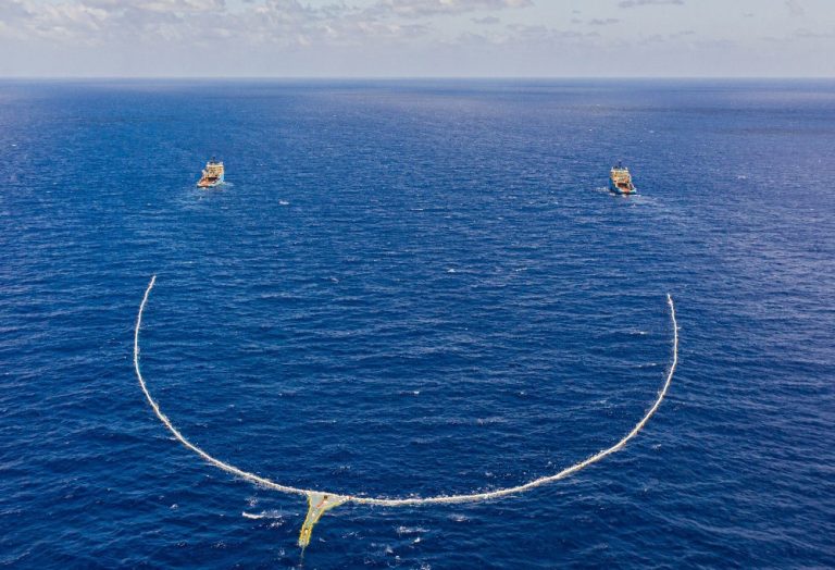 The Ocean Cleanup, oceano Pacifico ripulito di 100 tonnellate di plastica