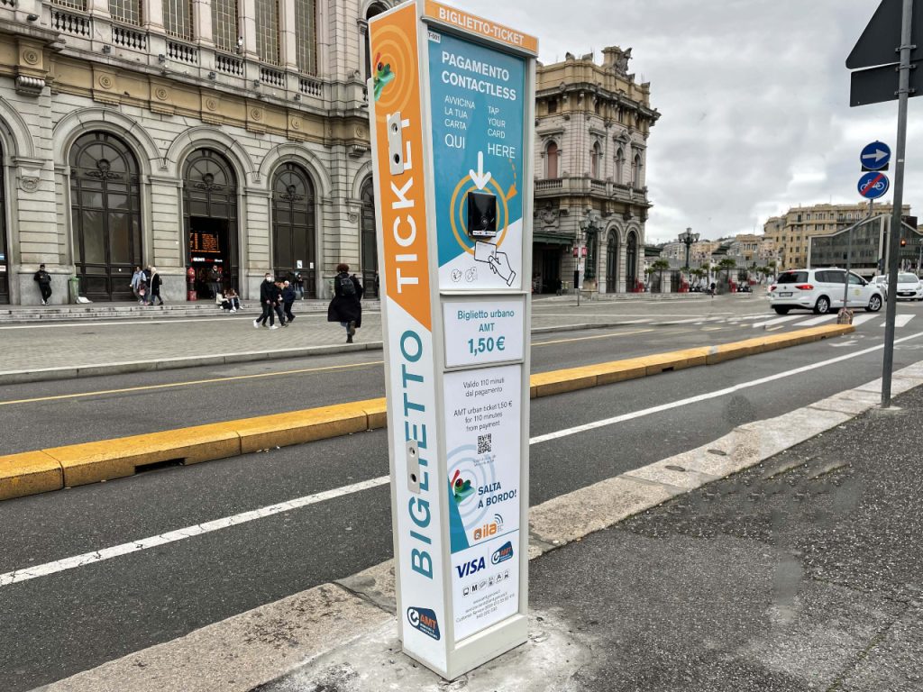 Trasporto pubblico, Genova sperimenta il pagamento contactless