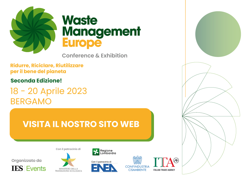 Waste Management Europe 2023, la seconda edizione a Bergamo