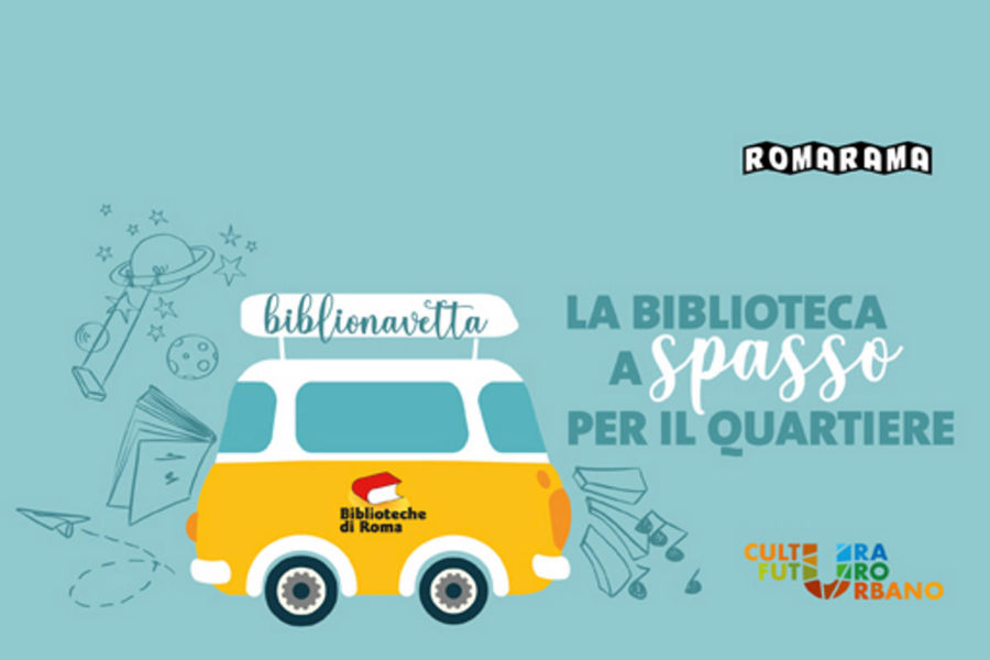 Biblionavette, i libri a spasso per i quartieri di Roma