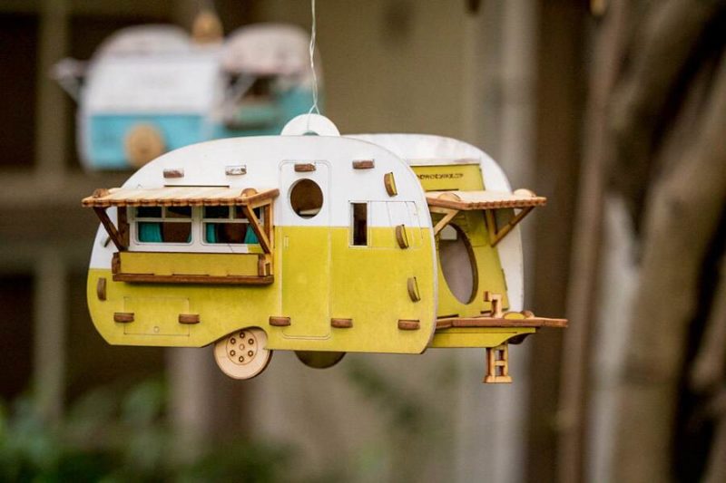 Vintage Camper Birdhouse, la simpatica casetta vintage per gli uccellini