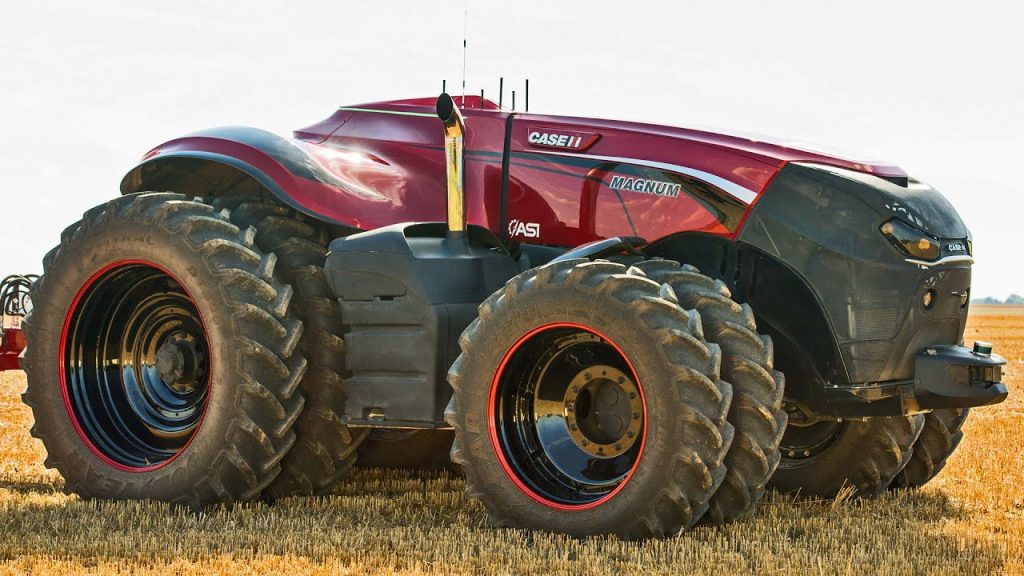 Trattore senza cabina, autonomia Case IH