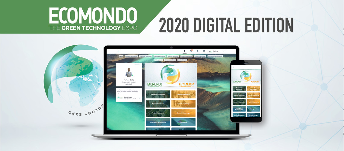 Ecomondo "digital", la più grande fiera del green parte domani