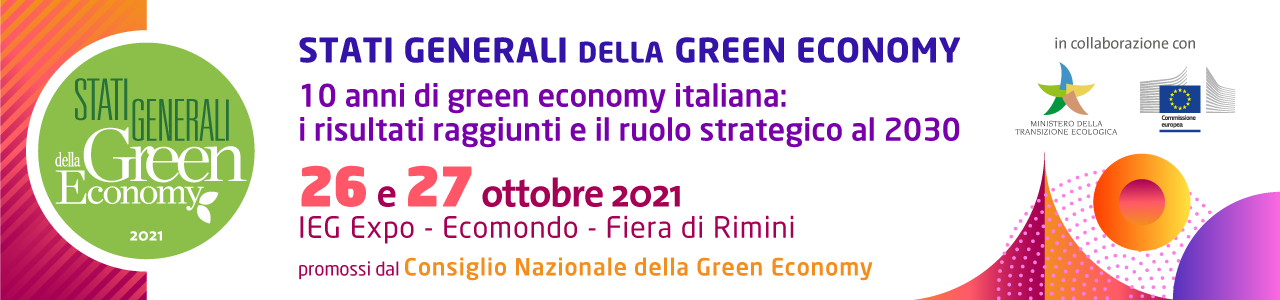 Stati Generali della Green Economy 2021, appuntamento ad Ecomondo
