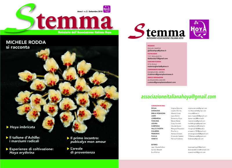 Stemma, eccolo il numero due del magazine sulle Hoya