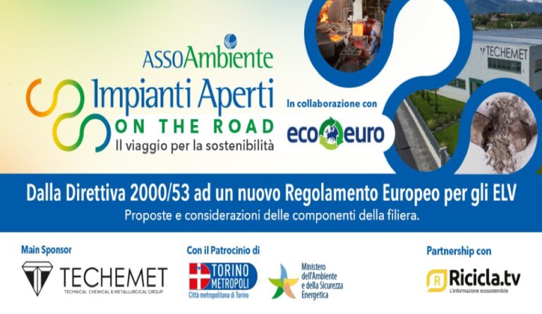  “Impianti Aperti on the Road”, iniziativa per la gestione sostenibile dei rifiuti