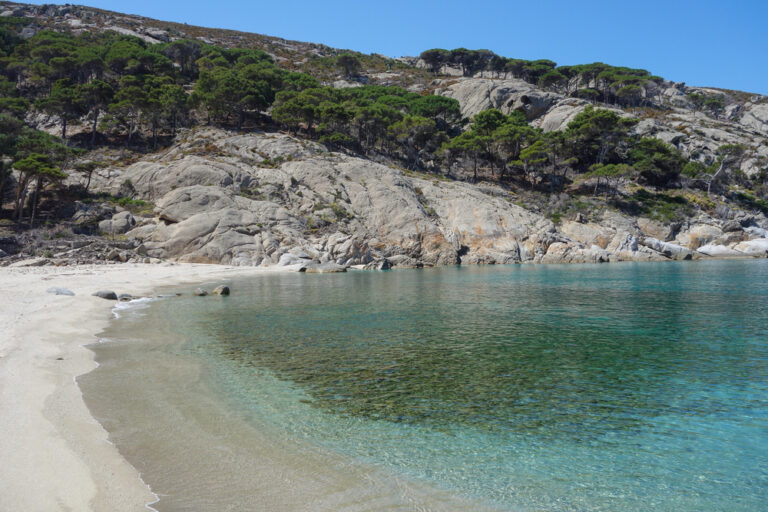 Cala Maestra beach at Isle of Montecristo in Portoferraio