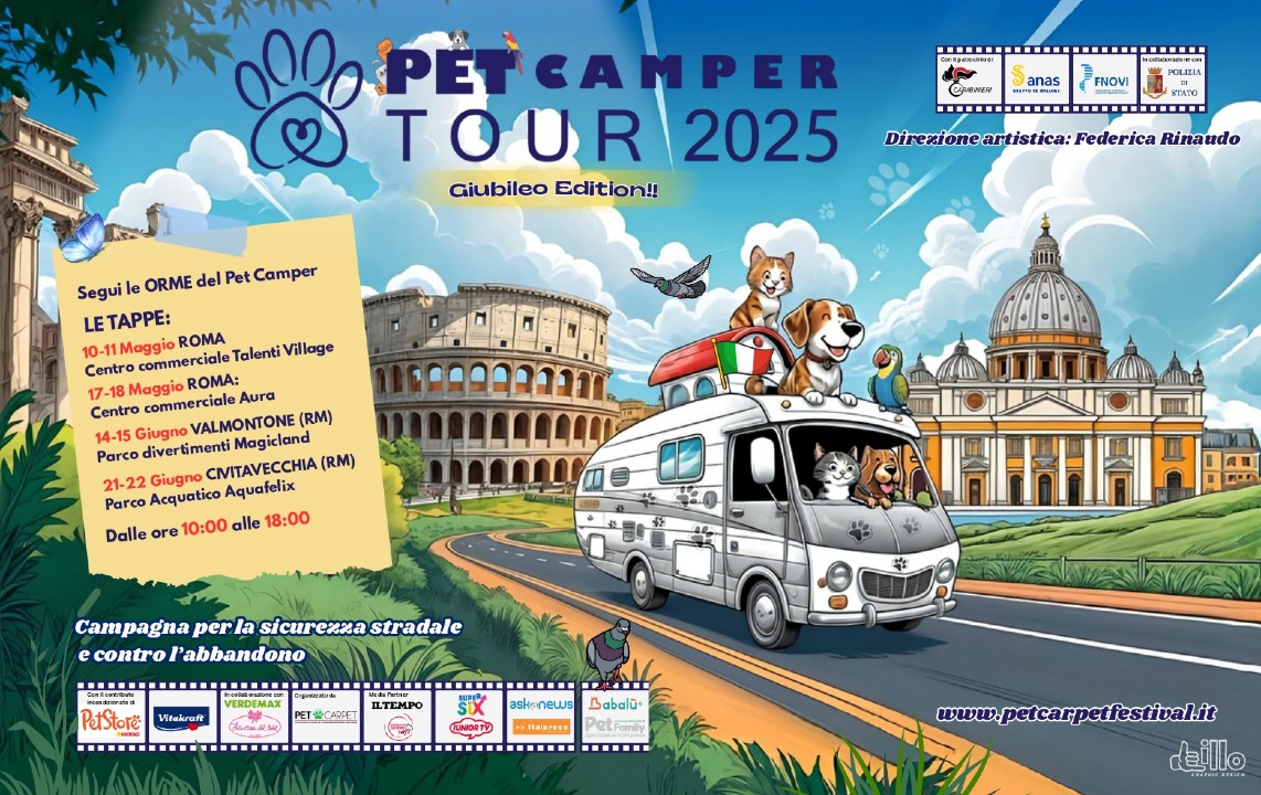 Pet Camper Tour Giubileo Edition, prende il via il giubileo amico degli animali