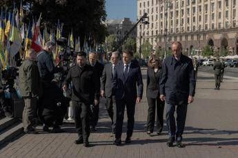 Ucraina, leader europei a Kiev per il vertice con Zelensky: obiettivo tregua di 30 giorni