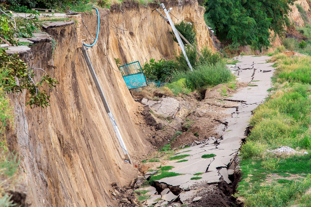 Dissesto idrogeologico, +15% di territorio a rischio frane
