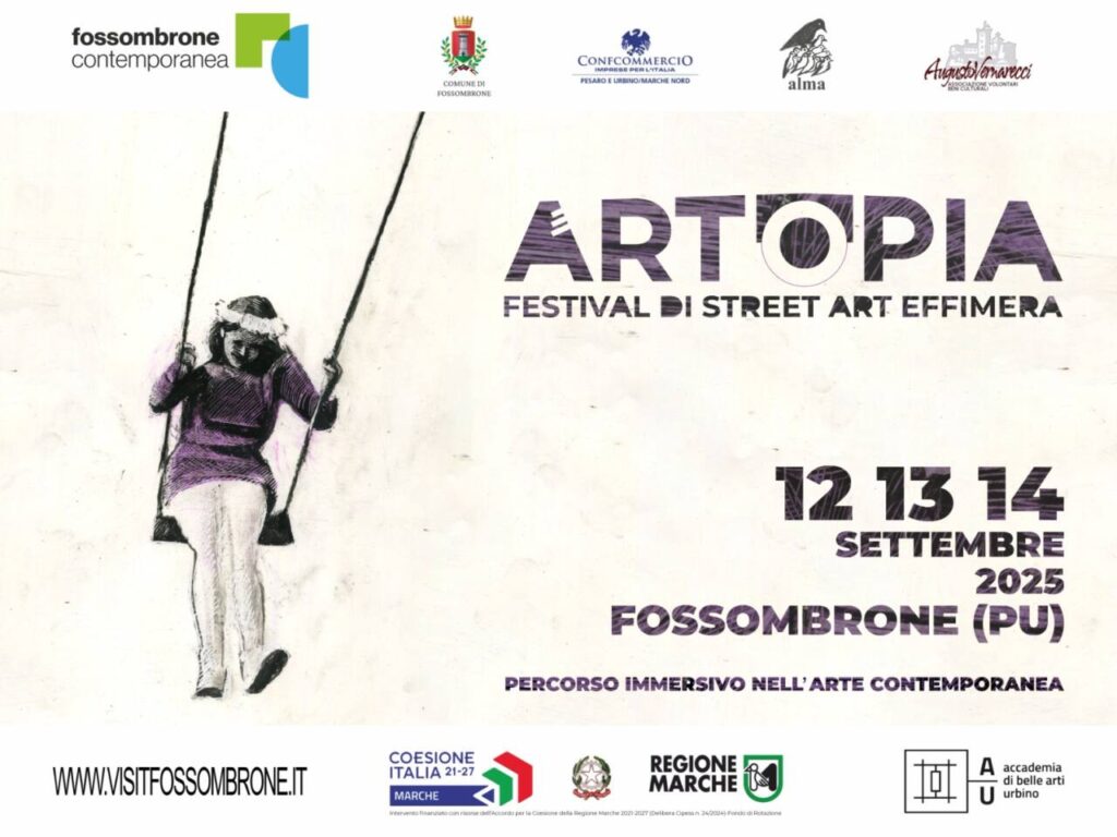 Artopia, festival urbano di street art effimera a Fossombrone