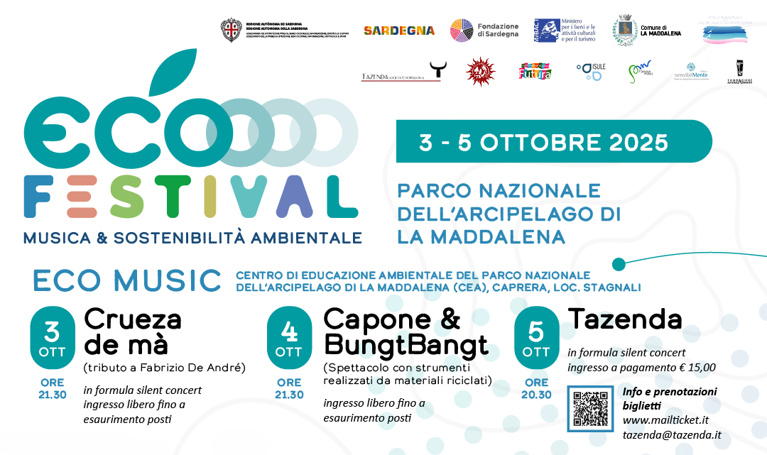 Musica, natura e sostenibilità, torna l’EcoFestival dei Tazenda