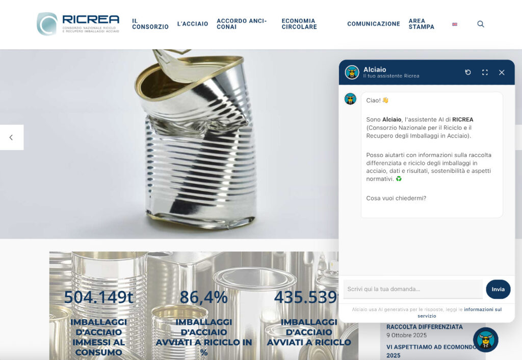 Alciaio, l'intelligenza artificiale per il riciclo dell'acciaio