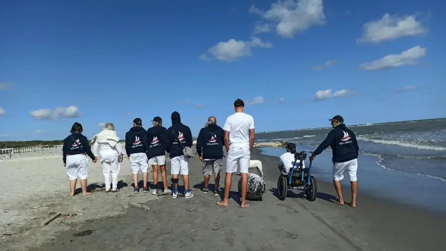 Velando porta la disabilità nel mare di Ravenna